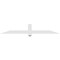 Ekena Millwork Eugene Architectural Grade PVC Gable Bracket, 72"W x 12"H x 2"D x 4"F, 4/12 Pitch GBP072X12X0204EUG00 - alternate 3